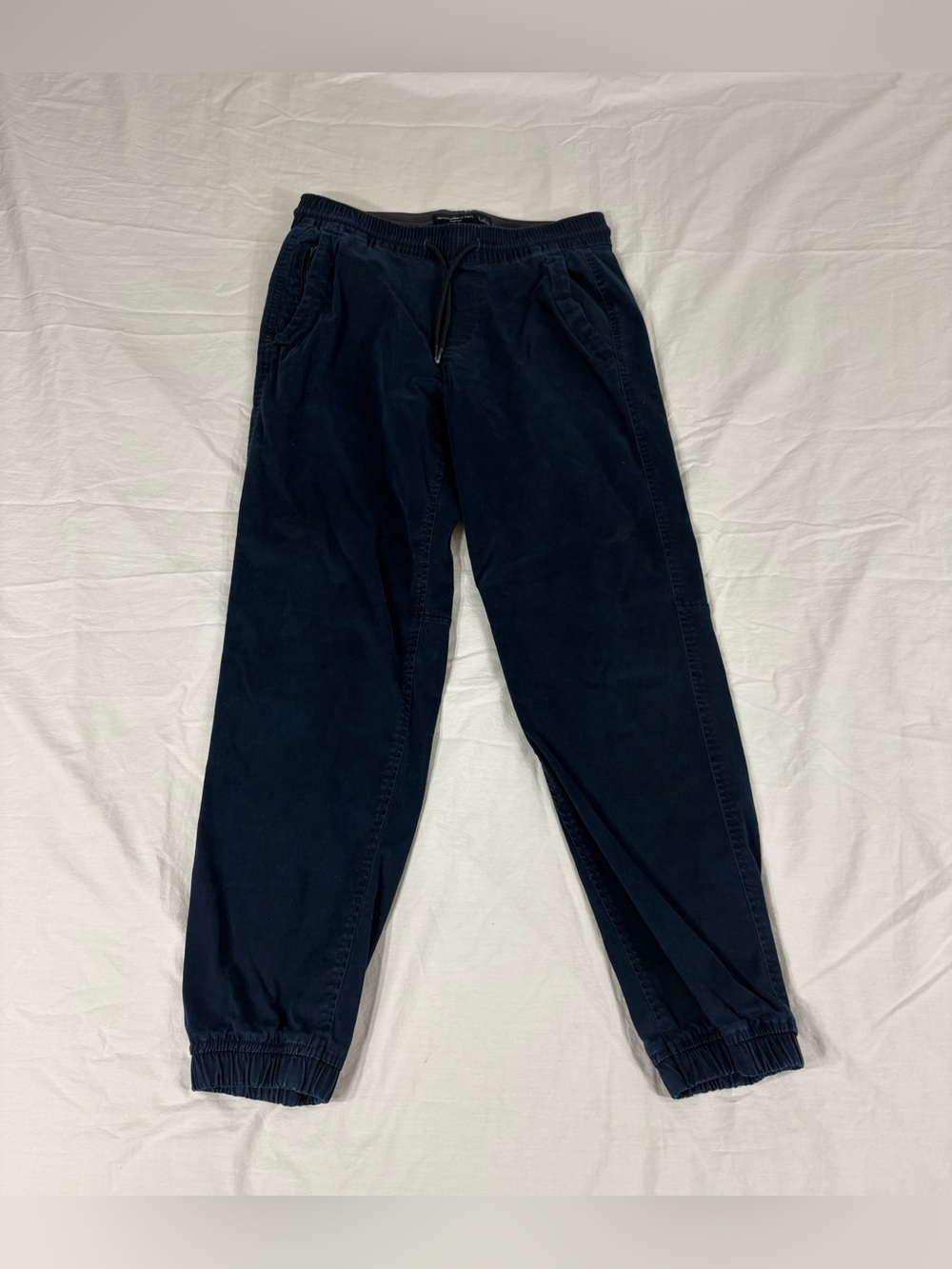 Abercrombie And Fitch Mens Blue Joggers Pants Size S